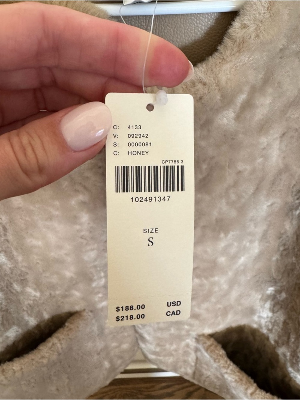 Maeve Faux Fur Teddy Coat - Picture 3 of 9